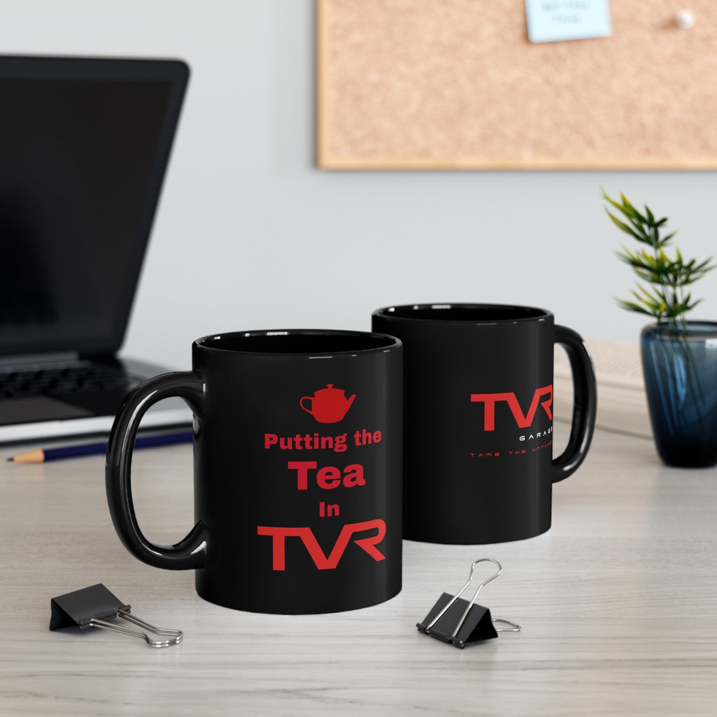 Tea in TVR Black Mug (11oz, 15oz)