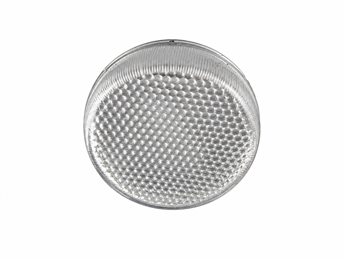 Lamp indicator front lens clear