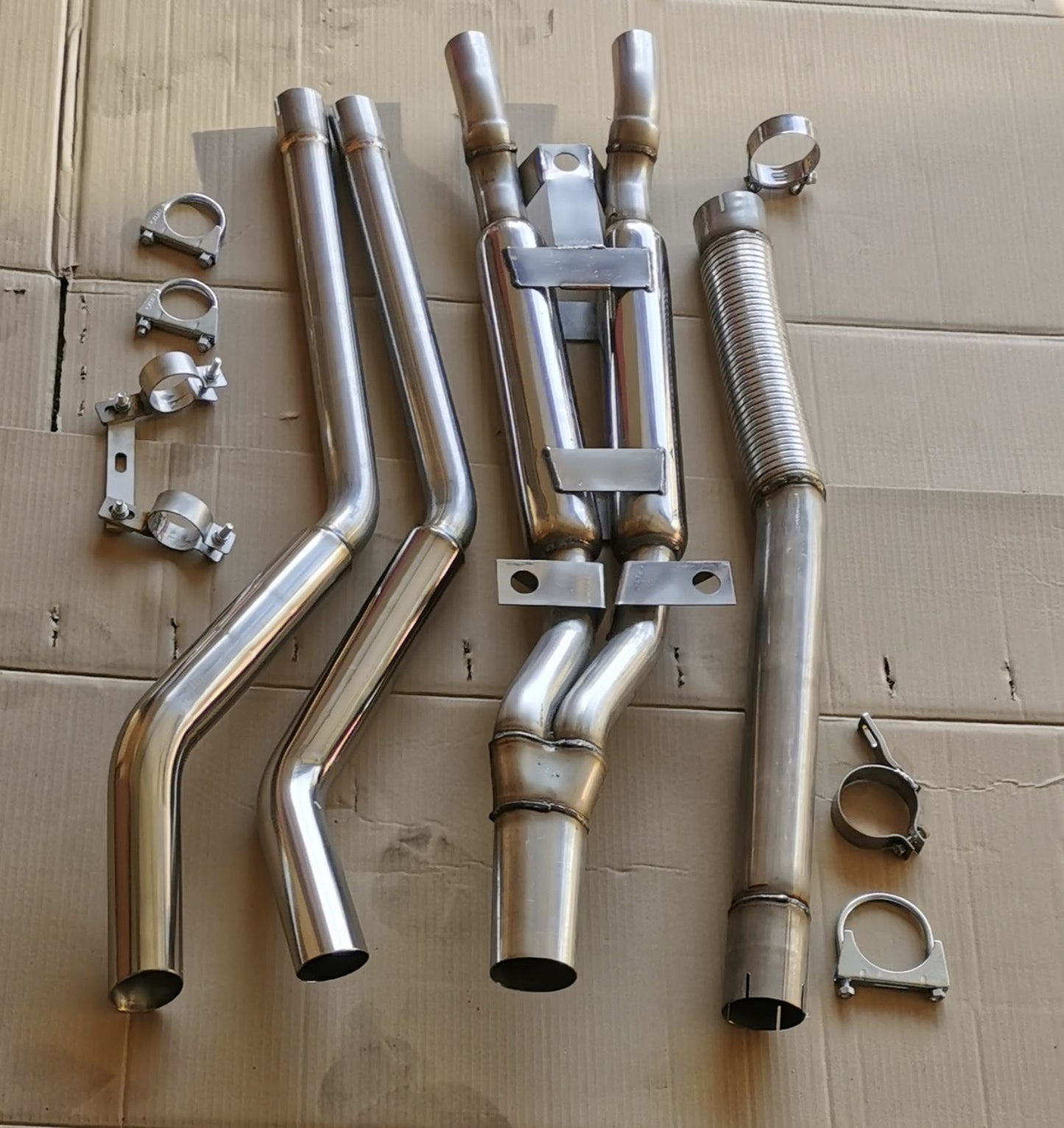 Stainless Steel “cherry bomb” sports exhaust