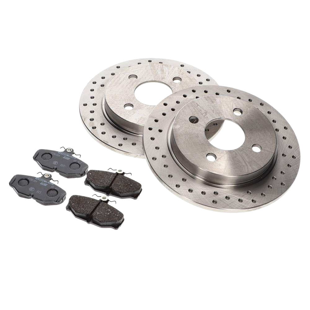TVR Chimaera - Brake Disc & Pad Kit Rear Perfomance Griffith 400/Chimaera/V8S (TVR J0106 PERFRR KIT)
