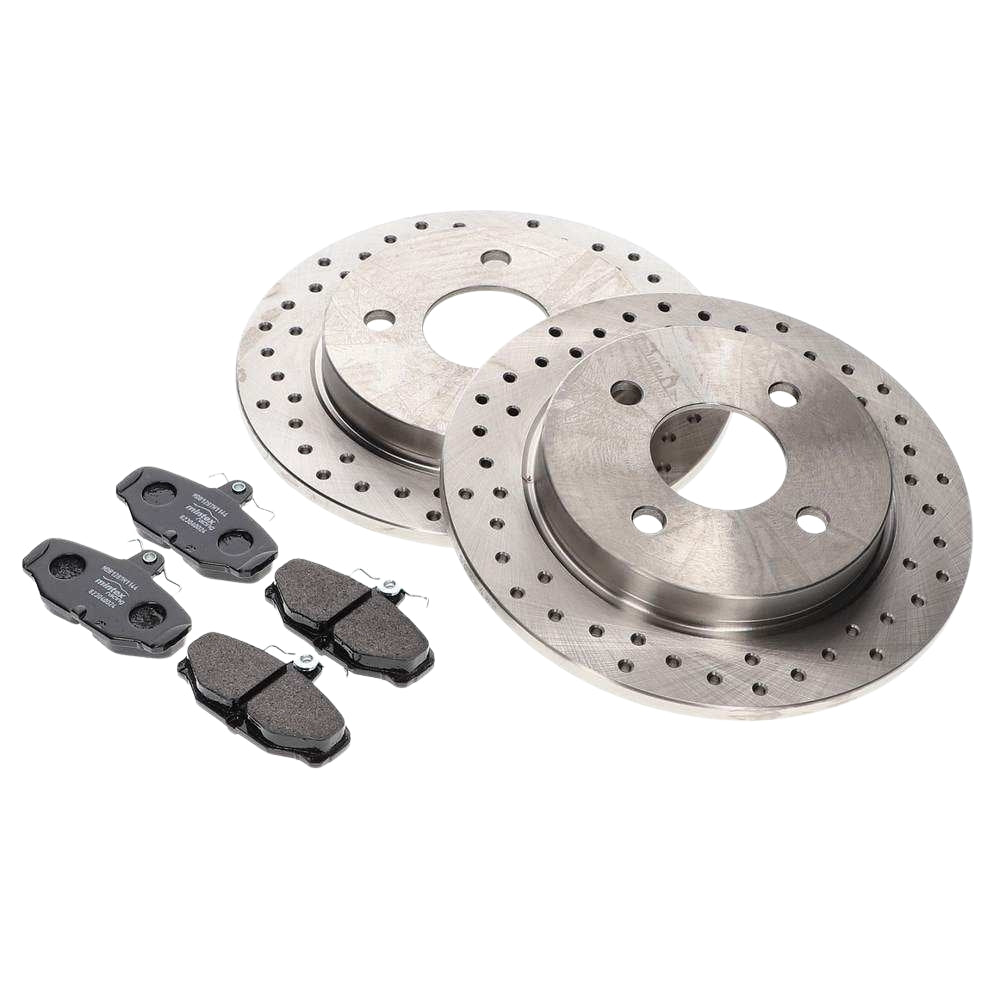 TVR Chimaera - Brake Disc & Pad Kit Rear Premium Griffith 400/Chimaera/V8S (TVR J0106 PREMRR KIT)