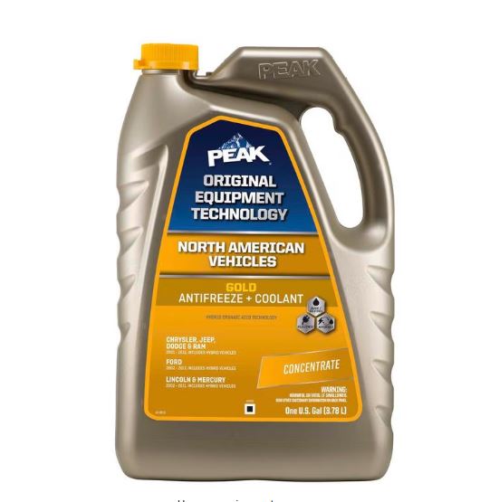 Peak Engine Coolant