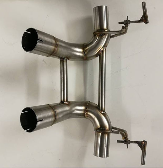 Stainless Steel Sports Rear Silencer Replacement