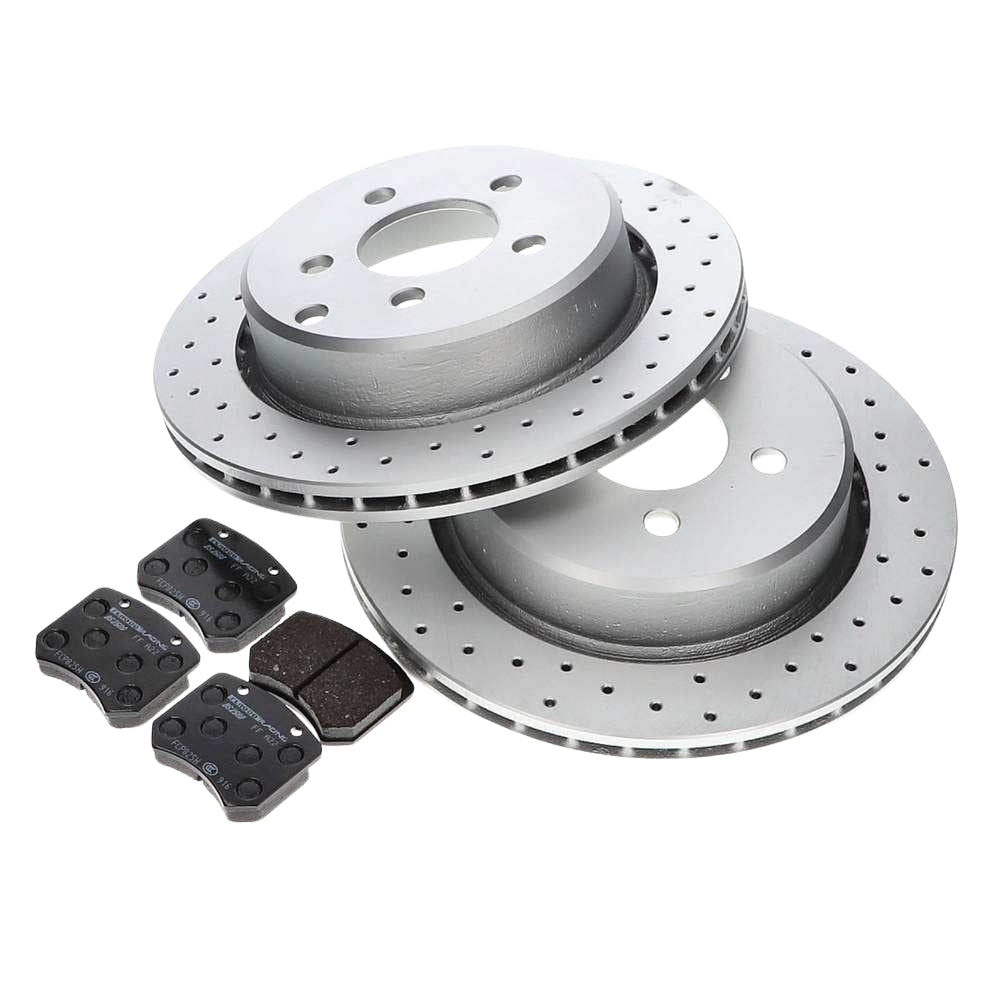 TVR Cerbera V8 - Brake Disc & Pad Kit Rear Performance Cerbera (TVR J7001 PERFRR KIT)