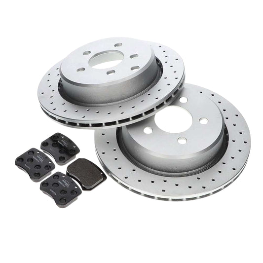 TVR Cerbera V8 - Brake Disc & Pad Kit Rear Premium Cerbera (TVR J7001 PREMRR KIT)