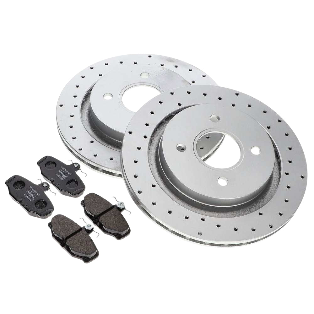 TVR Griffith - Brake Discs & Pad Kit Rear Premium Griffith 500/Chimaera 500 (TVR J0136 PREMRR KIT)