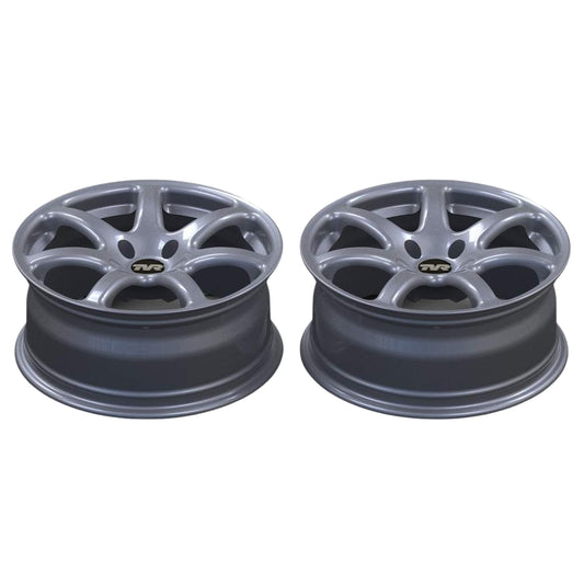 TVR Tuscan - 18" Silver Spider alloy wheel Set, British made and exclusive to Motaclan. 5 Stud, Forged with Correct offset (TVR G18 SPIDER SIL)