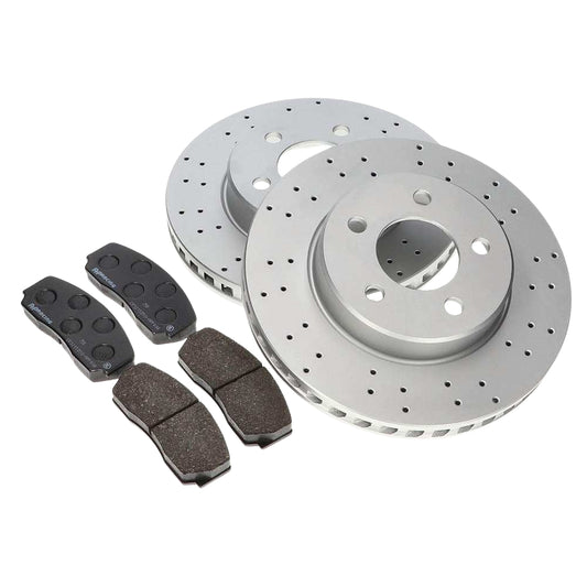TVR Tuscan - Brake Disc & Pad Kit Front Performance Early Cerbera/Tuscan (TVR J7000 PERFFR KIT)